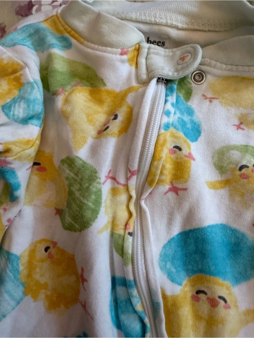 Burt's Bees Baby Multi-Color Animal & Duck Footed Pajama  3 sleeper Set